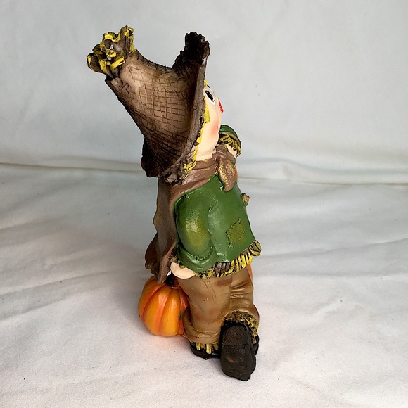 2 Piece Scarecrow Boy and Girl with Pumpkins by Valerie Parr Hill - Picture 6 of 13
